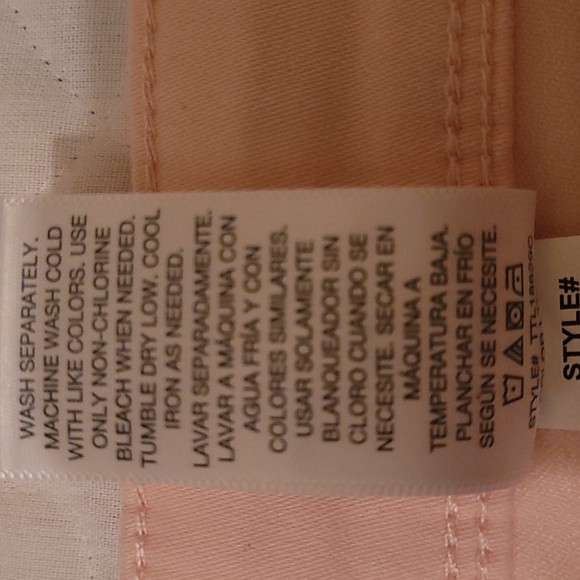 Time and Tru pink summer pants. size 14 - Picture 7 of 7